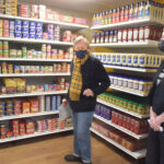 in the food pantry area